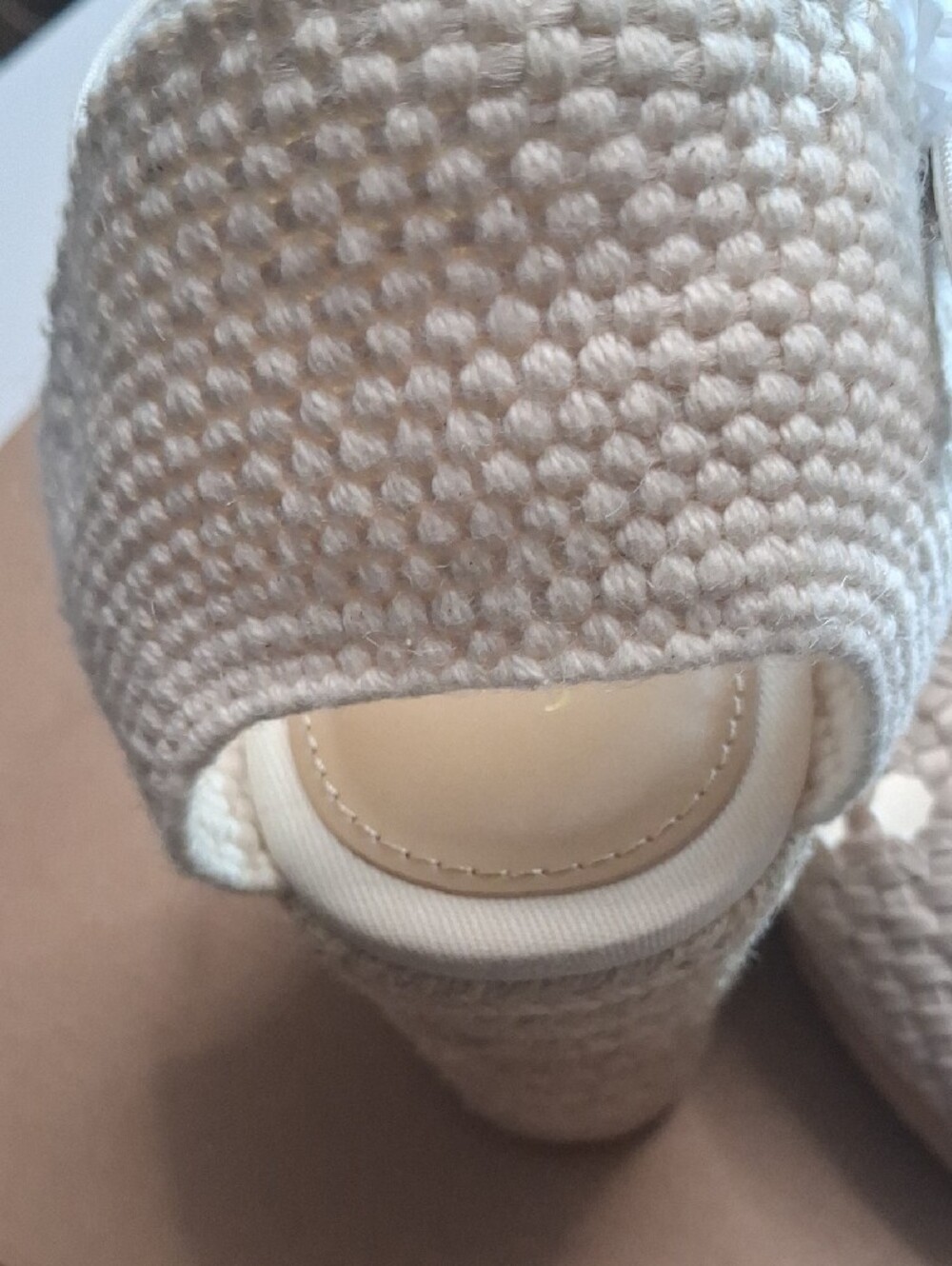 J. Crew Cream Woven Espadrille Ankle-Strap Flats - Picture 6 of 6
